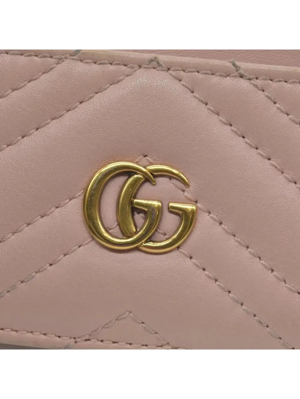 $370 Gucci  Double G Logo Leather Card Holder - Picture 11 of 15